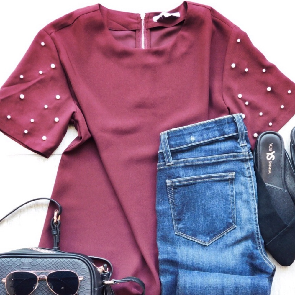 Pearl Sleeve Shirt